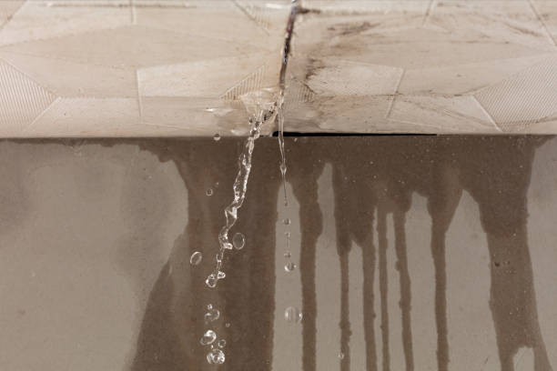Professional Water Damage Restoration technician working in East Durham, NY